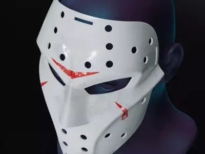 Jason Voorhees Hockey Mask  3D print model