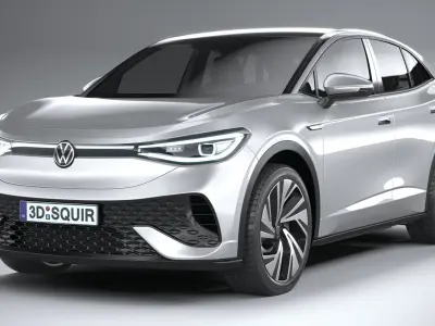 Volkswagen ID5 2022 3D model