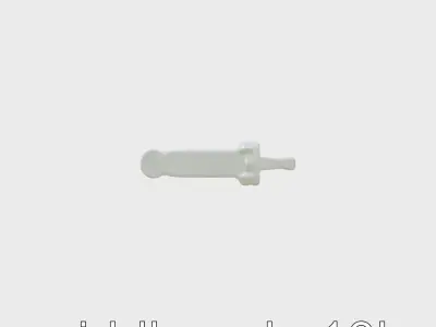 Sleek Wall-Mounted Towel Bar with Electric Heating Low-poly 3D model