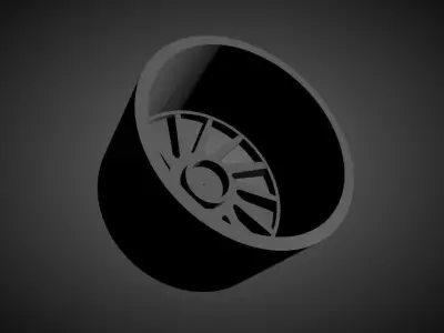 JNC 051 scalable and Printable rim 3D print model