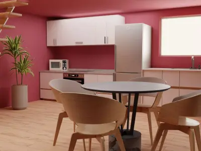 Doublefloor apartment 3D model