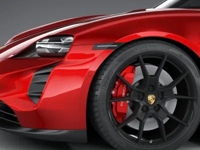 Porsche Taycan GTS Cross Turismo 2022 3D model