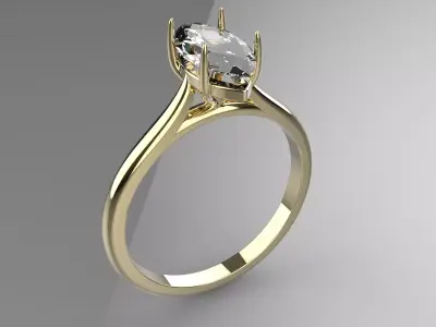 rings 3D print model