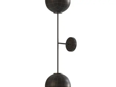 Cassia Double Wall Sconce 3D model
