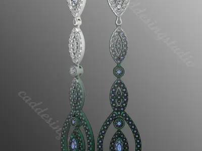 Earrings kt1 3D print model