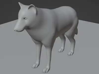 Japanese Yokai - Raiju 3D model