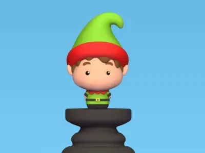 Christmas Chess 3D print model