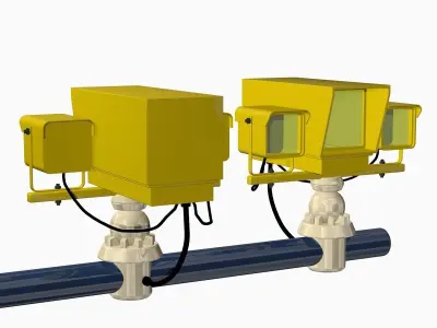 Speed Cameras 3D model