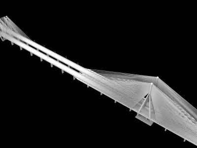 SeaLink san francisco bay bridge Low-poly 3D model