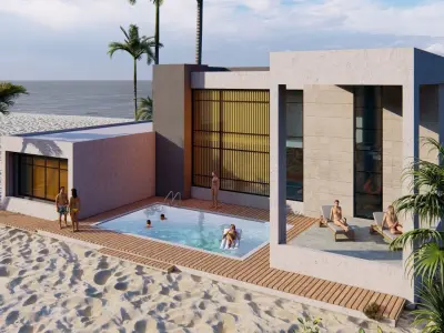 BEACH HOUSE 2 3D model
