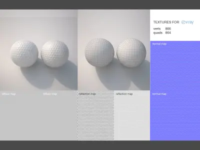 Golf Ball Free 3D model