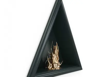 MATHIEU LEHANNEUR fireplace and power of love  3D model