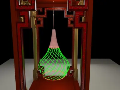Chinese lantern 3D model