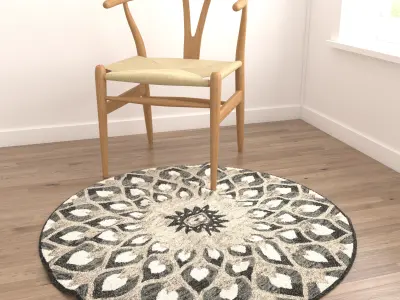 Rugs No 221 Low-poly 3D model