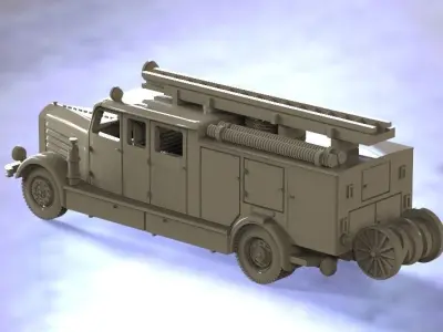  fire engine 3D print model