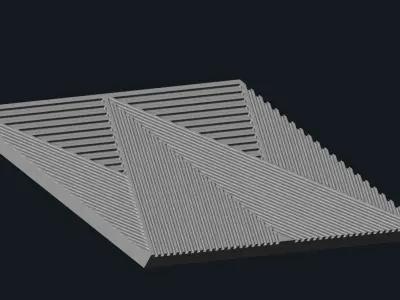 panel for CNC wood carving 3D model purchase