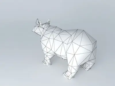 Rhino rhinoceros 3D model