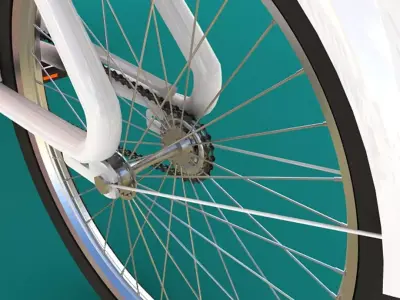 Farr Better Ice Cream Cart Low-poly 3D model