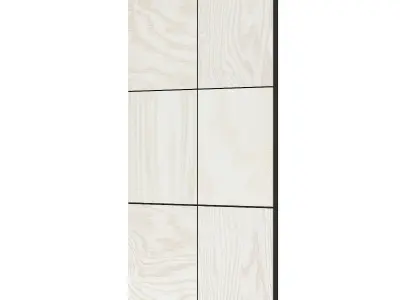 Wooden Tiles 3D model