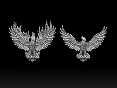 phoenix 3D print model