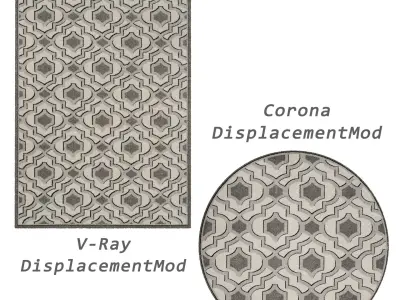 Rugs No 43 Low-poly 3D model