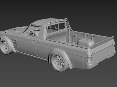 Nissan Sanny Hakotora Body For Print 3D print model