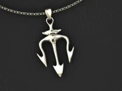 dagger pendant 3D print model