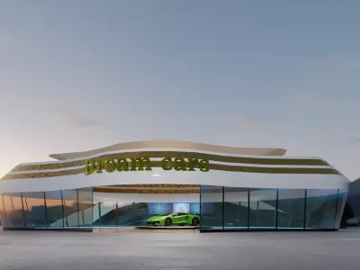 Showroom Free low-poly 3D model