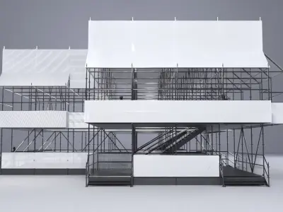 Layher Structure Pavilion 9 3D model