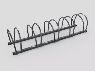 CC0 - Bicycle Stand 4 Free low-poly 3D model