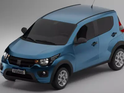 Fiat Mobi 3 Like 1 Flex 3D model