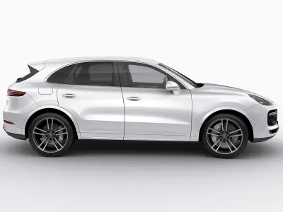 Porsche Cayenne Turbo 2018 3D model