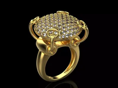 Ring GUCCI 3D print model