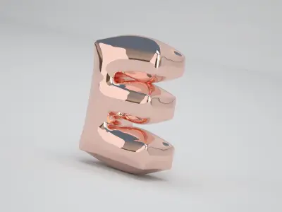 E Balloon Copper 3D model