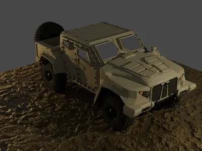 Joint Light Tactical Vehicle - Ready to print 3D print model