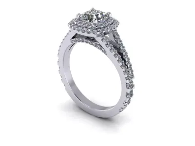 Diamond Fashion Ring R15 3D print model
