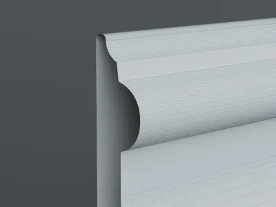 Beaded Baseboard Free 3D model