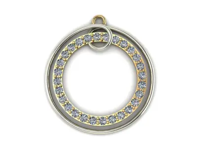 Circle Pendant  3D print model