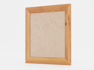 -Wall Picture V1 Sun- Low-poly 3D model