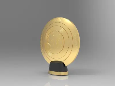 FIFA Club World Cup USA 2025 Trophy  High-Detail 3D Model 3D print model