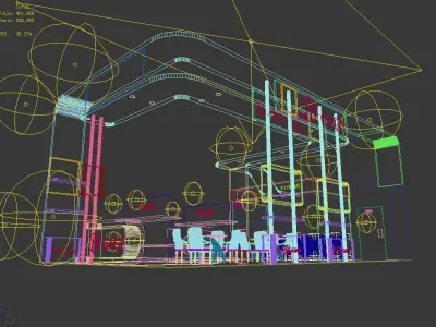 Exhibition - Area - 12X6-3DMAX2009-011 3D model
