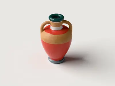 Ikiperu Vase 3D model