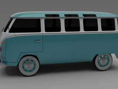 VW Bus Mk 1 3D model