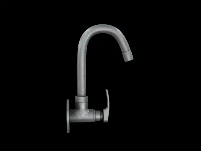 TRESCO sink TAP old Low-poly 3D model