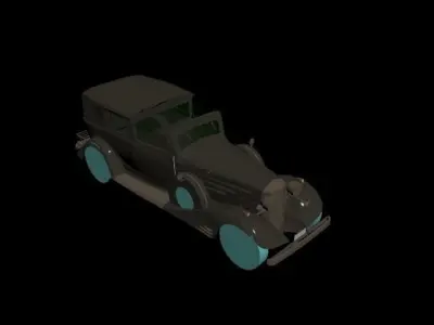 CADILLAC vintage car Free 3D model