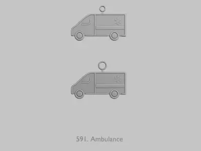 Vehicles Cars and Road Vehicles Pendant Pack Original Blend 3D print model