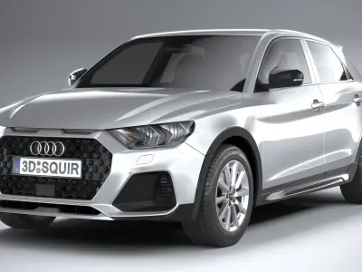 Audi A1 Basic 2024 3D model