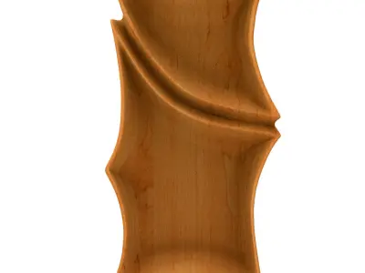 3D model plate STL file for cncmachnie 3D model