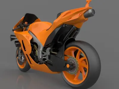REPSOL RC213V MOTOGP RACING 2021 READY TO PRINT STL FILE 3D print model