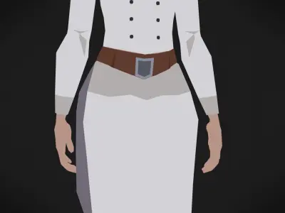 Colorly - Chef Guy - Game Ready - Rigged - Customizable 3D model